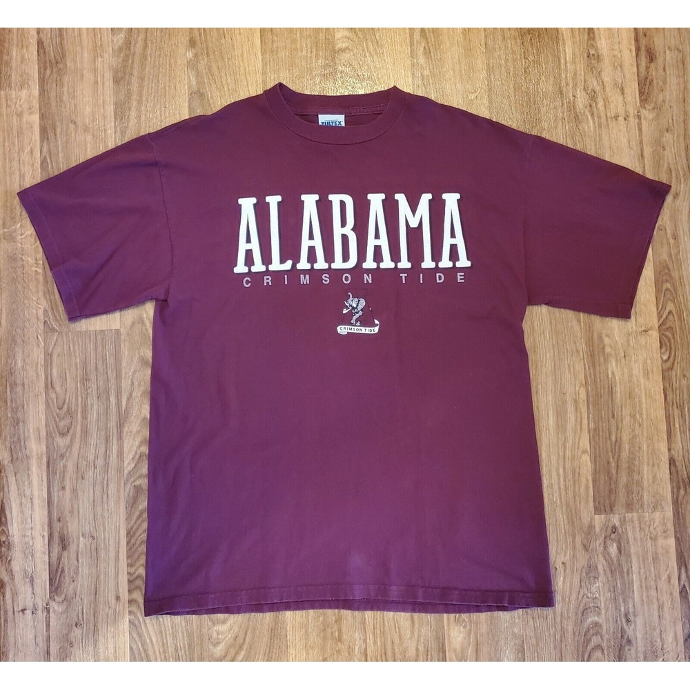 Vintage Alabama Crimson Tide Shirt SEC Size XL‎ Tultex Tag 90's